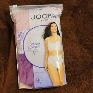 Jockey Elance Cotton Comfort Briefs - Lavender and Violet
